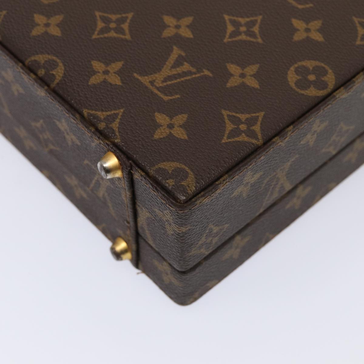 Louis Vuitton Cruiser Brown Canvas Briefcase Bag