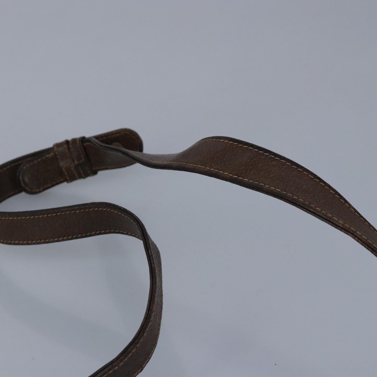 Gucci Horsebit Beige Canvas Shoulder Bag