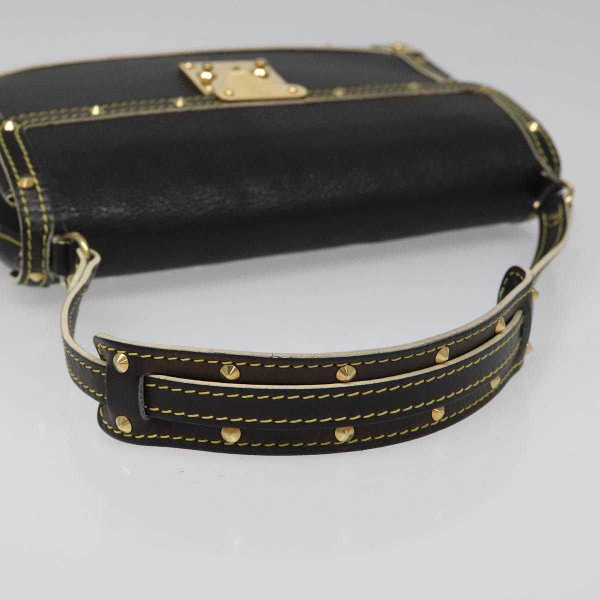 Louis Vuitton Suhali Black Leather Shoulder Bag