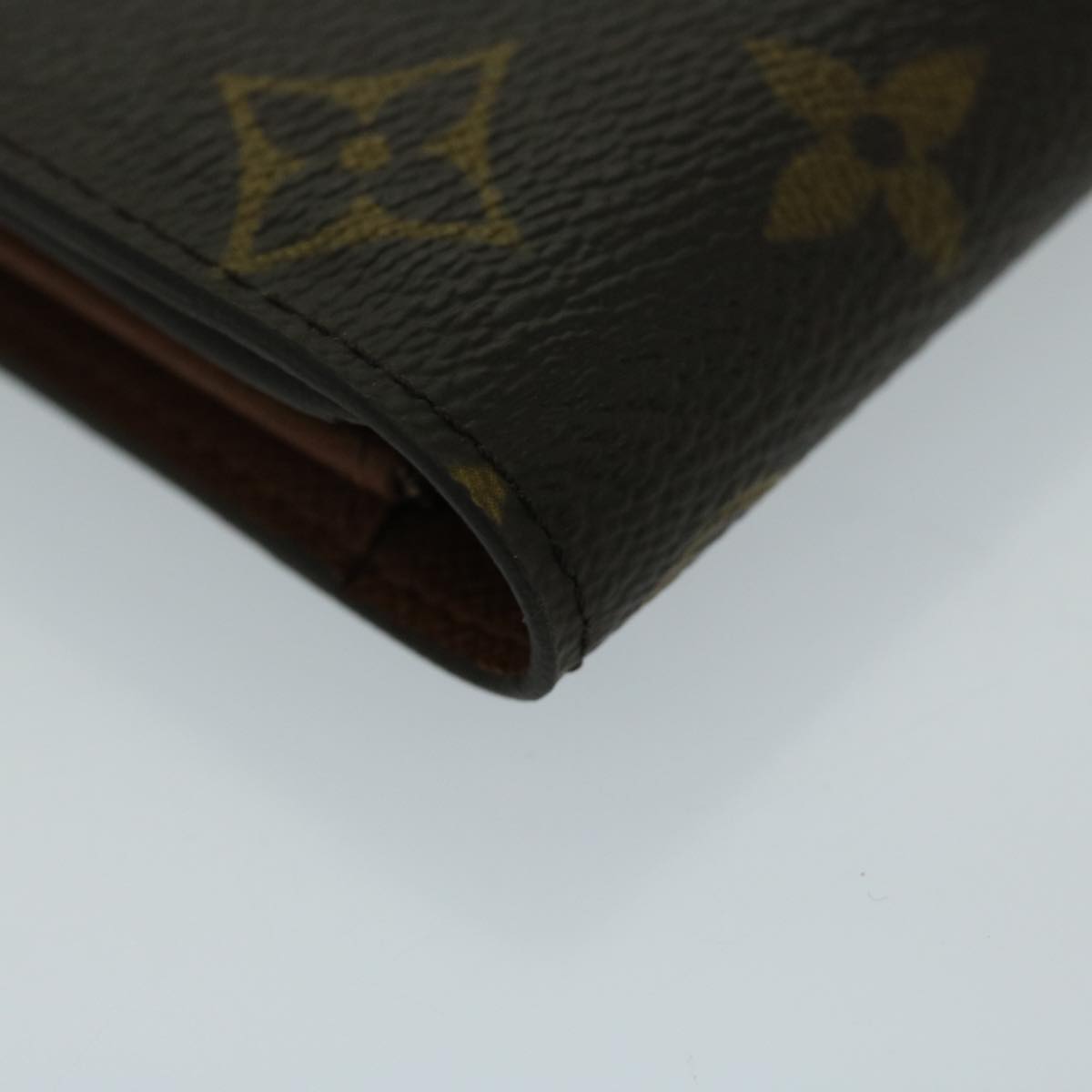 Louis Vuitton Portefeuille Sarah Brown Canvas Wallet