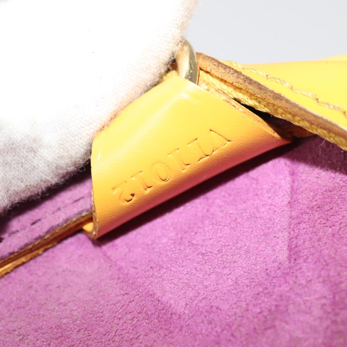 Louis Vuitton Mabillon Yellow Leather Backpack Bag