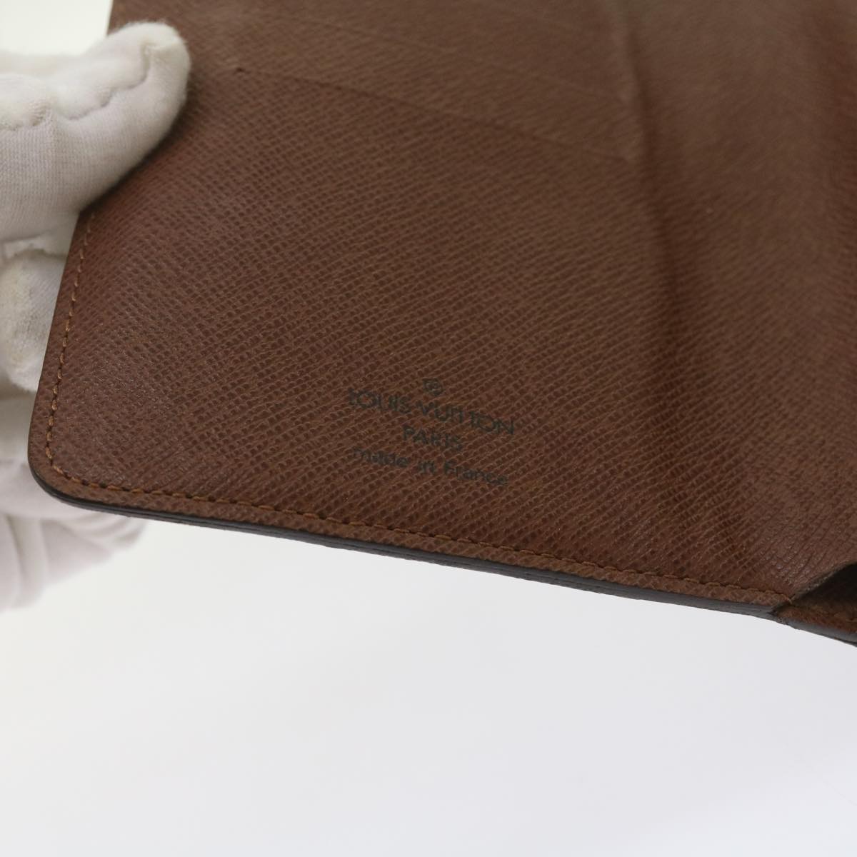 Louis Vuitton Porte Papier Zip Brown Canvas Wallet