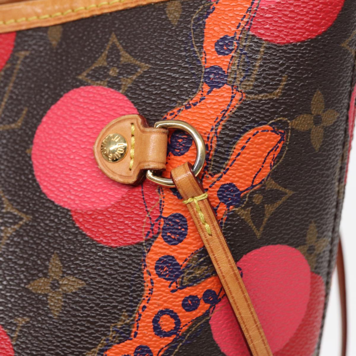 Louis Vuitton Neverfull Mm Brown Canvas Tote Bag