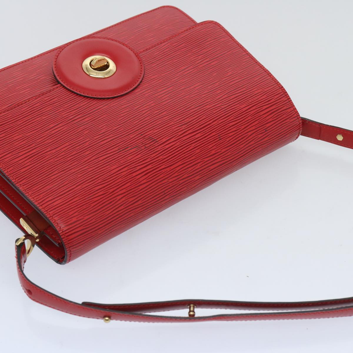 Louis Vuitton Friedland Red Leather Shoulder Bag