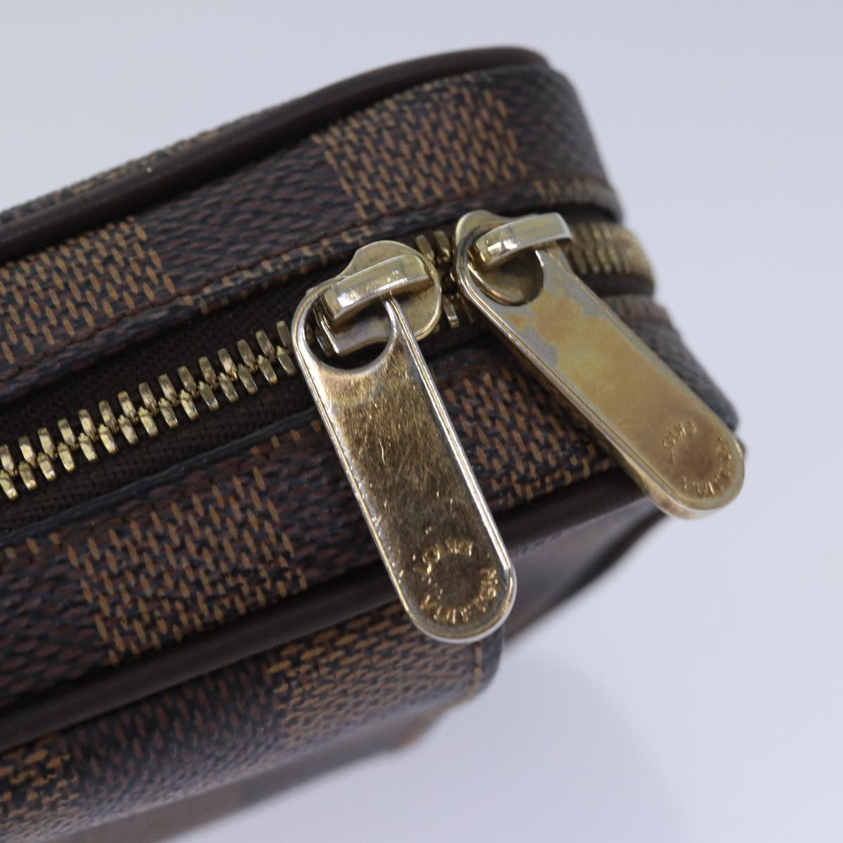 Louis Vuitton Okapi Brown Canvas Clutch Bag