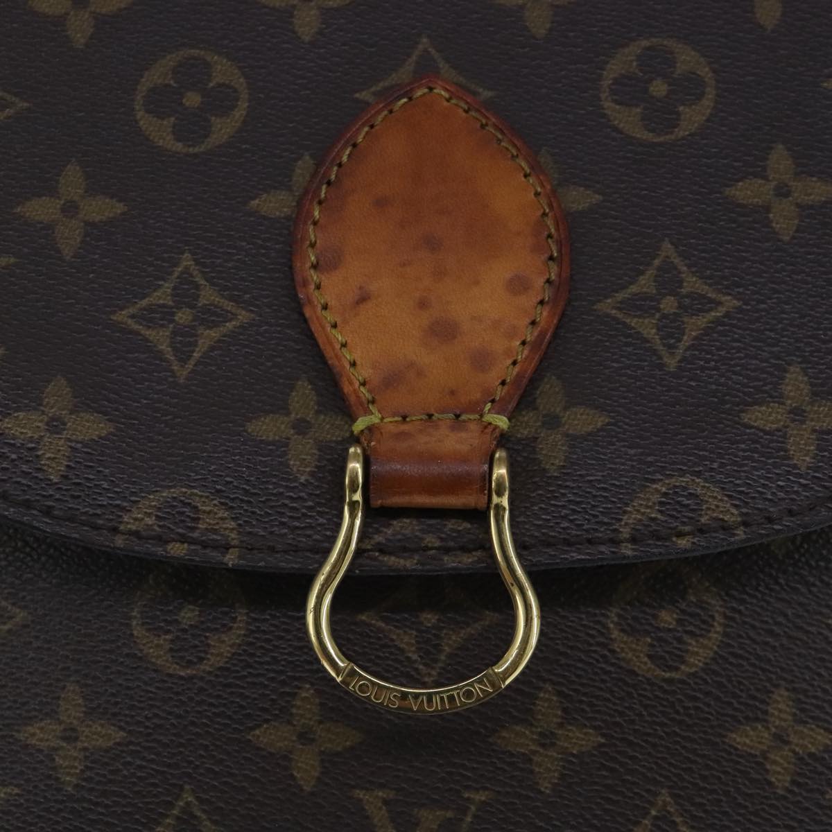 Louis Vuitton Saint Cloud Brown Canvas Shoulder Bag