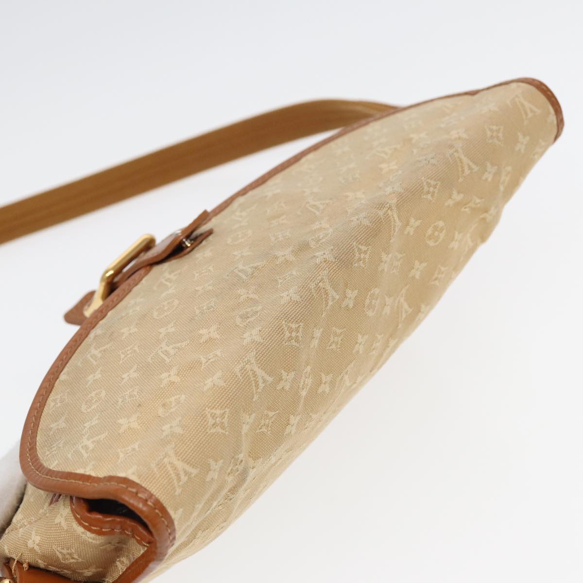 Louis Vuitton Belaia Beige Canvas Shoulder Bag