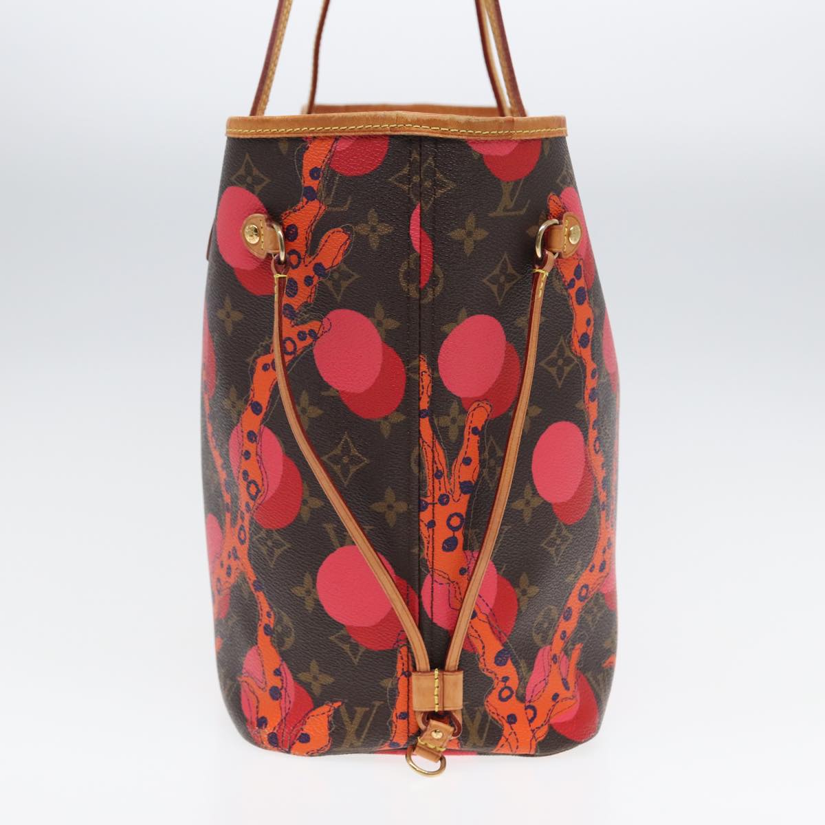 Louis Vuitton Neverfull Mm Brown Canvas Tote Bag