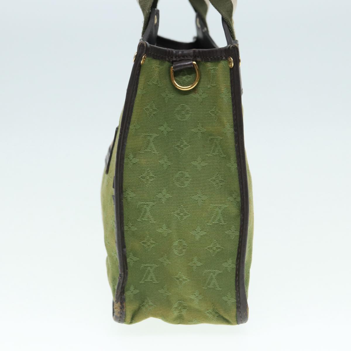 Louis Vuitton Suck Polosion Khaki Canvas Handbag