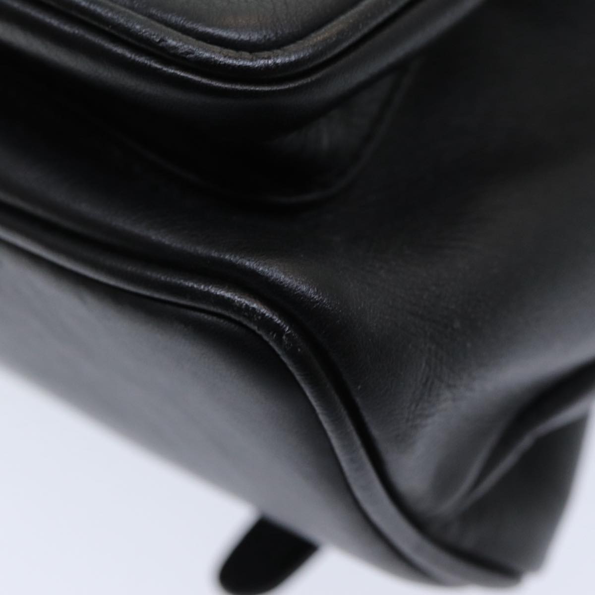 Gucci Bamboo Black Leather Backpack Bag