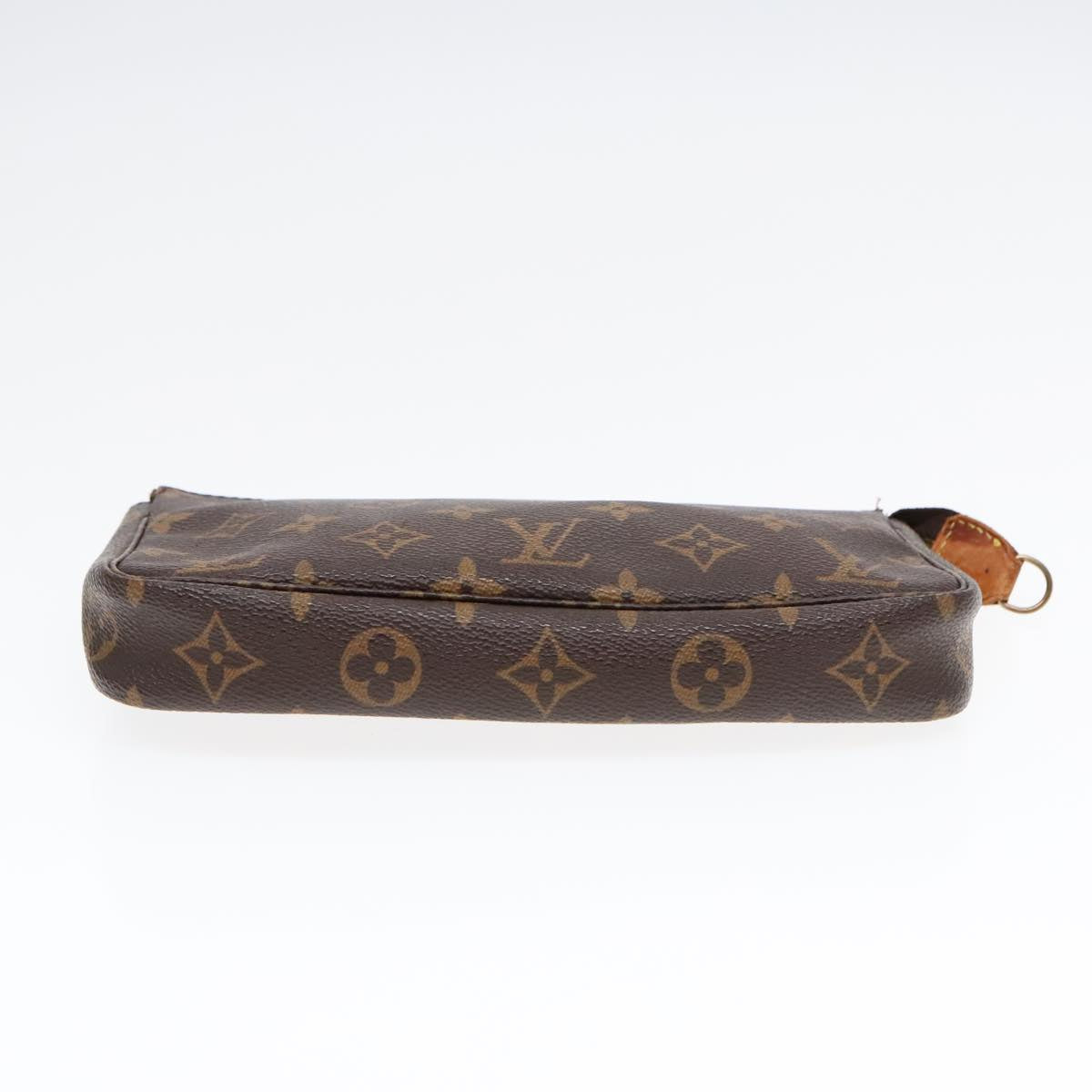 Louis Vuitton Pochette Accessoire Brown Canvas Clutch Bag