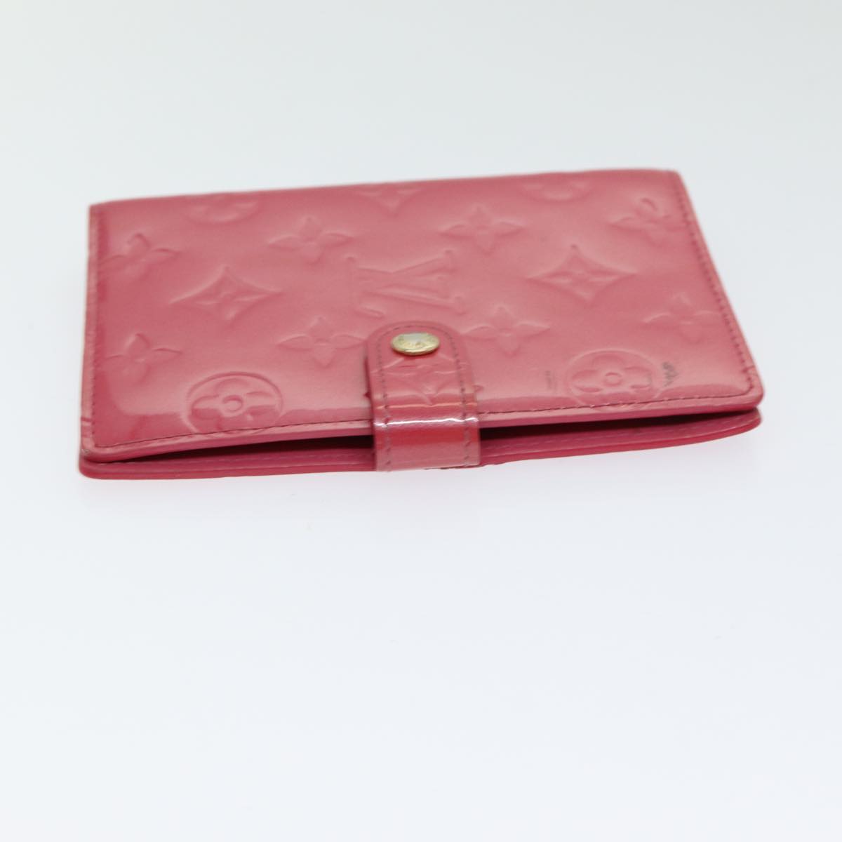 Louis Vuitton Agenda Pm Purple Patent Leather Wallet