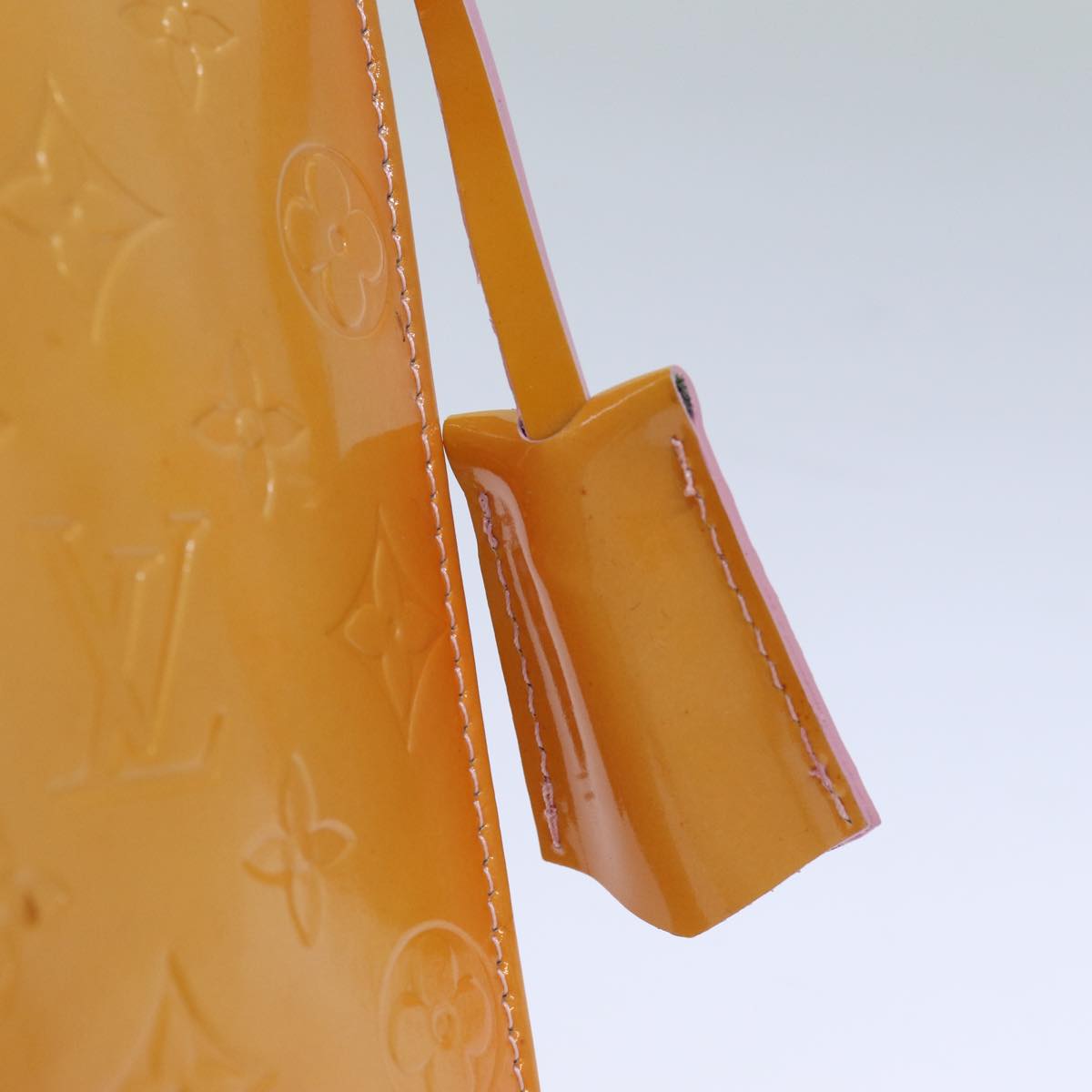 Louis Vuitton Spring Street Yellow Patent Leather Handbag