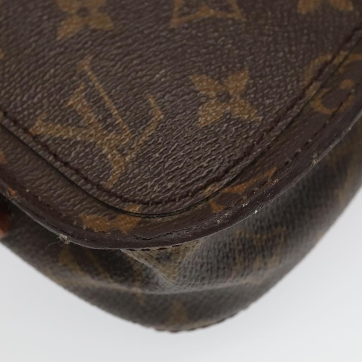Louis Vuitton Saint Cloud Brown Canvas Shoulder Bag