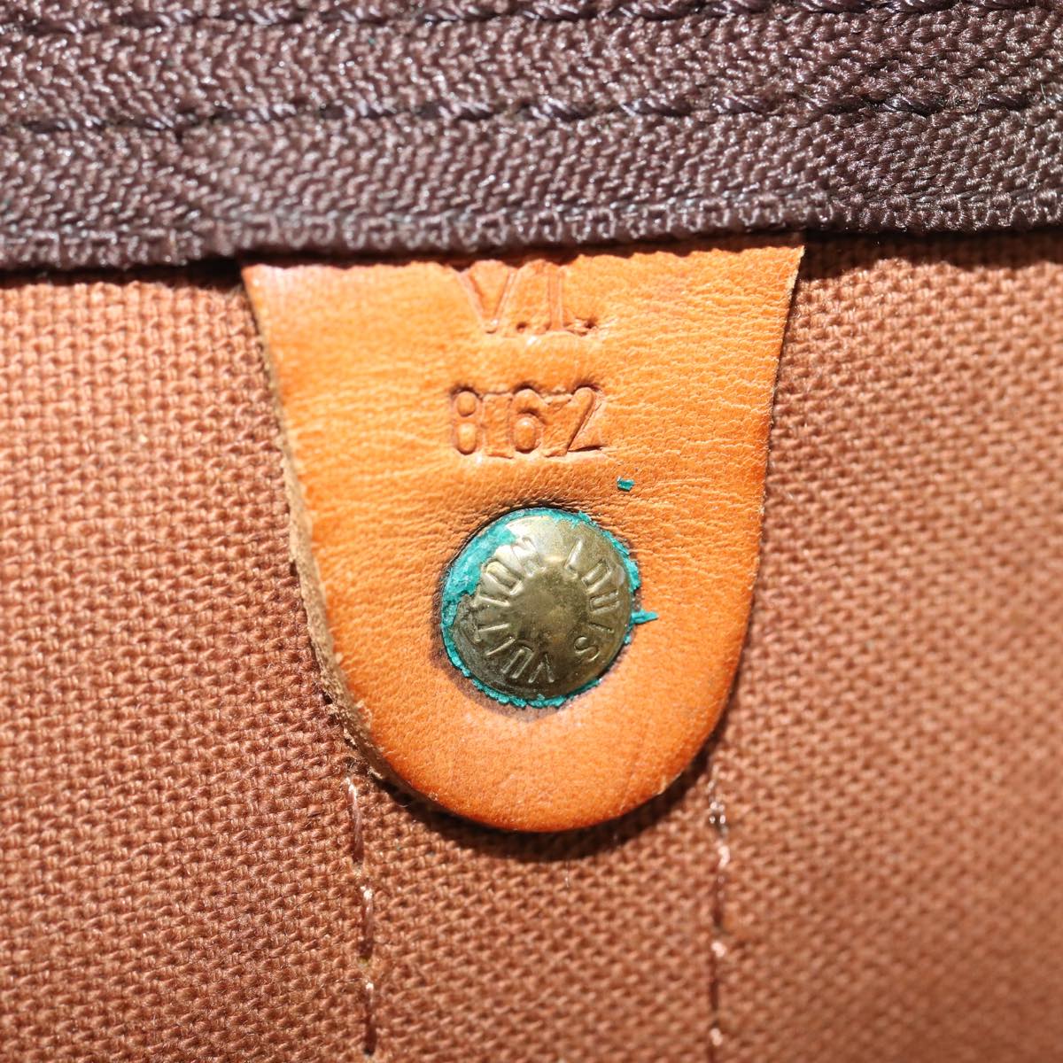 Louis Vuitton Keepall 60 Brown Canvas Travel Bag