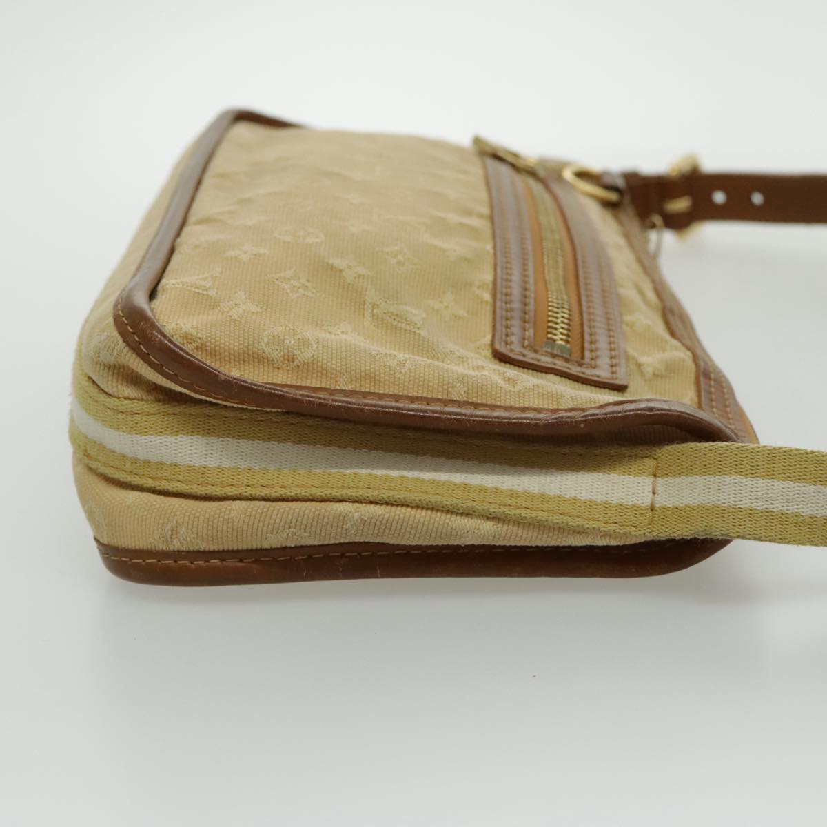 Louis Vuitton Catherine Beige Canvas Shoulder Bag