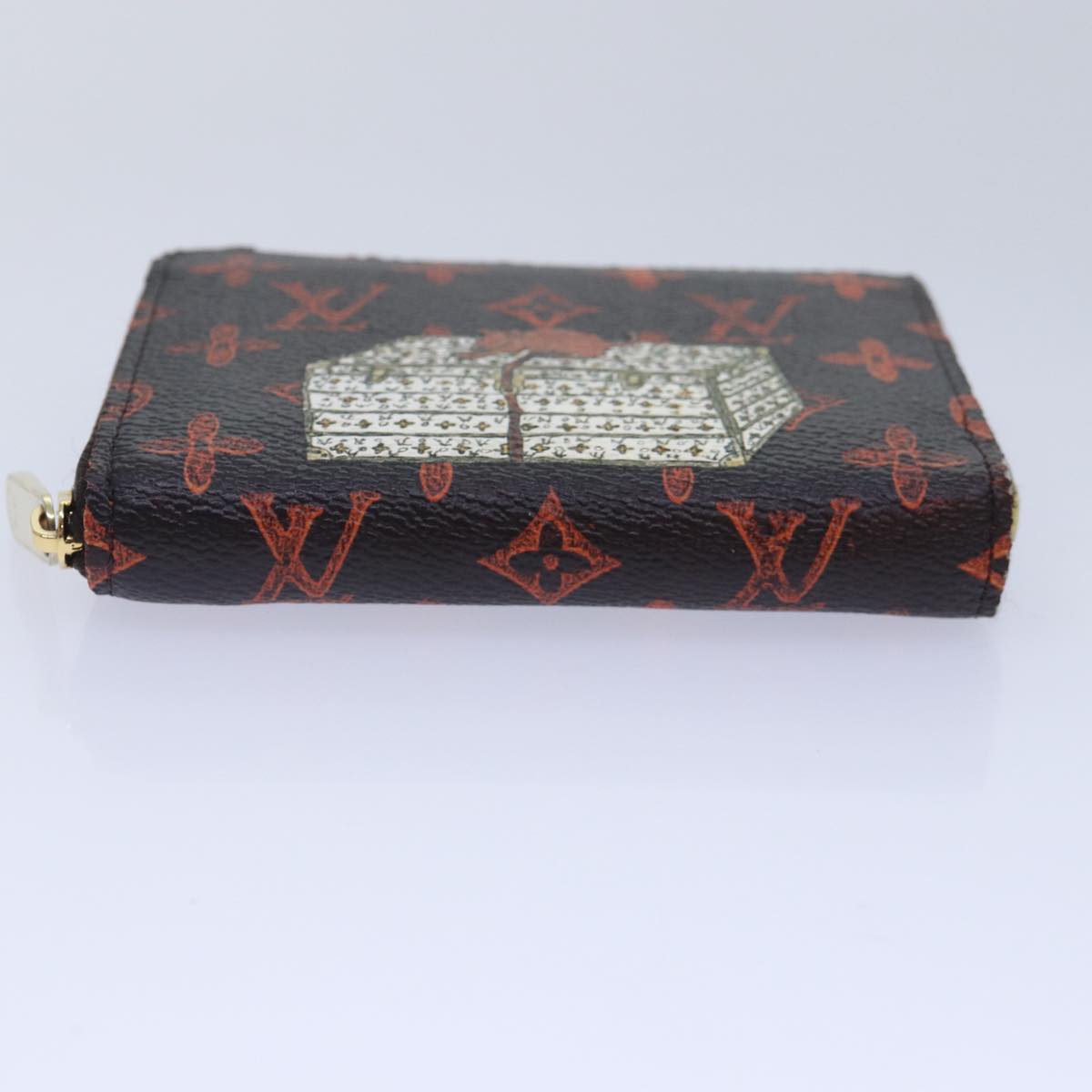 Louis Vuitton Zippy Coin Purse Brown Canvas Wallet