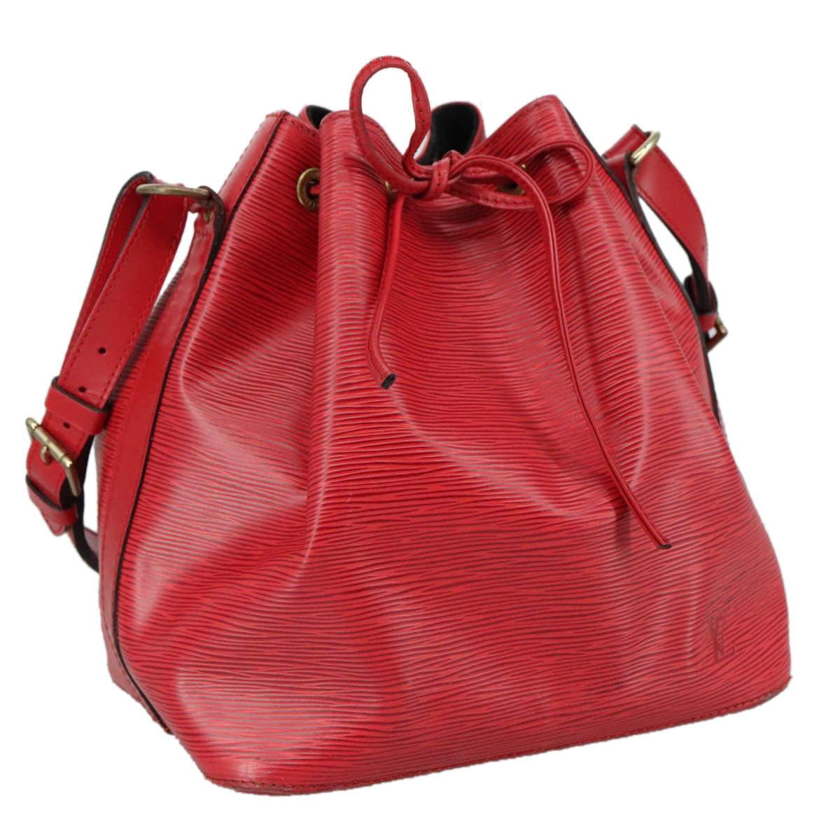 Louis Vuitton Noé Pm Red Leather Shoulder Bag