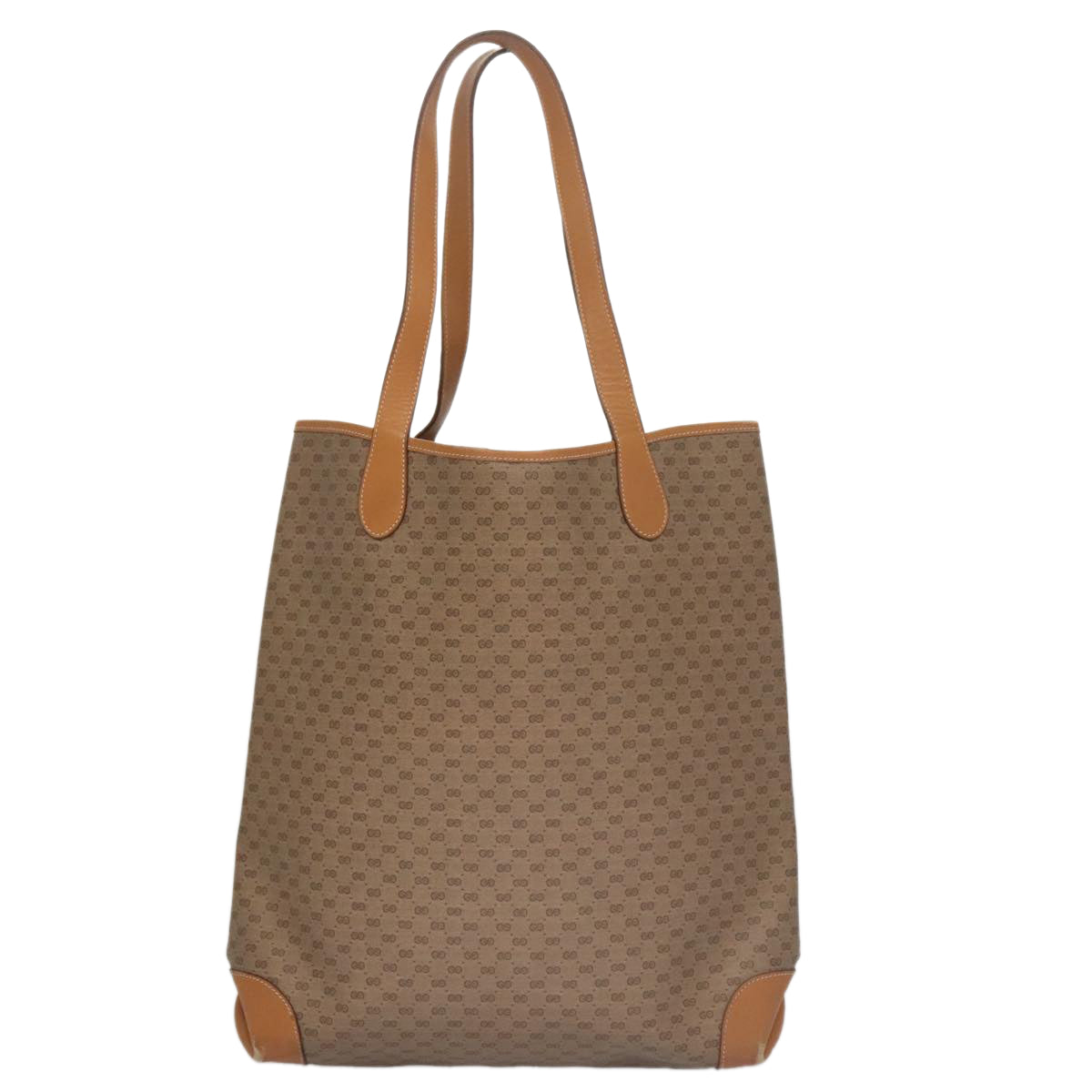 Gucci Sherry Beige Canvas Tote Bag