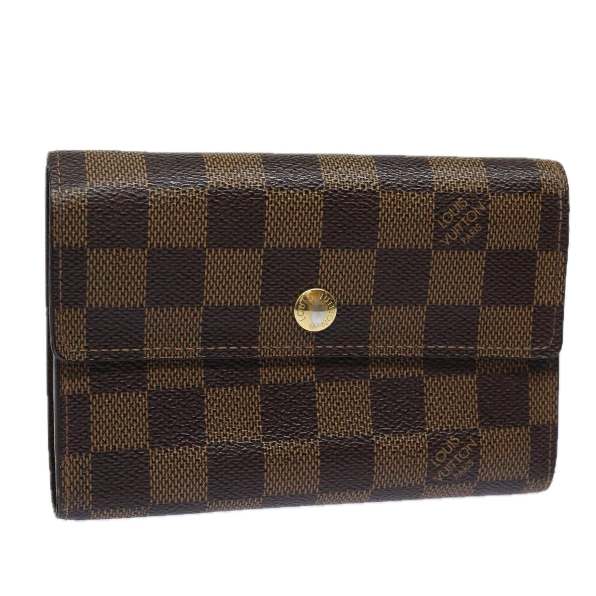 Louis Vuitton Alexandra Brown Canvas Wallet