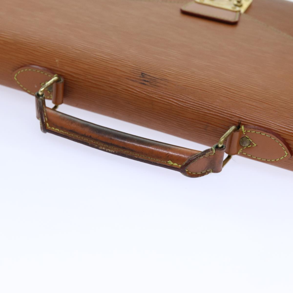 Louis Vuitton Serviette Brown Leather Briefcase Bag