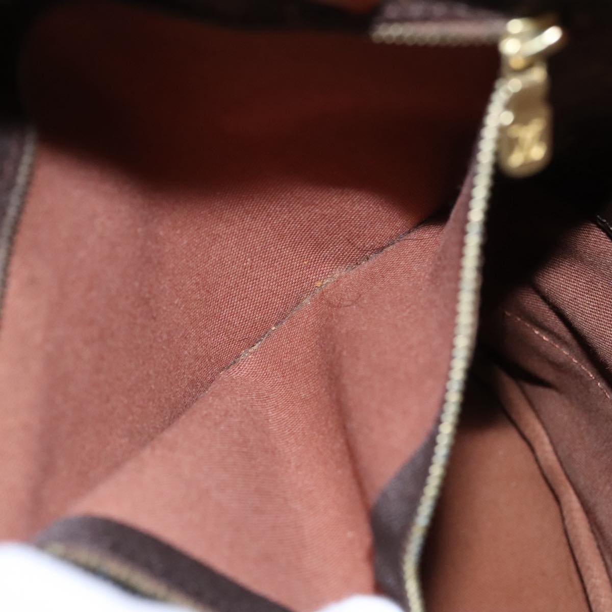 Louis Vuitton Randonnée Brown Canvas Shoulder Bag