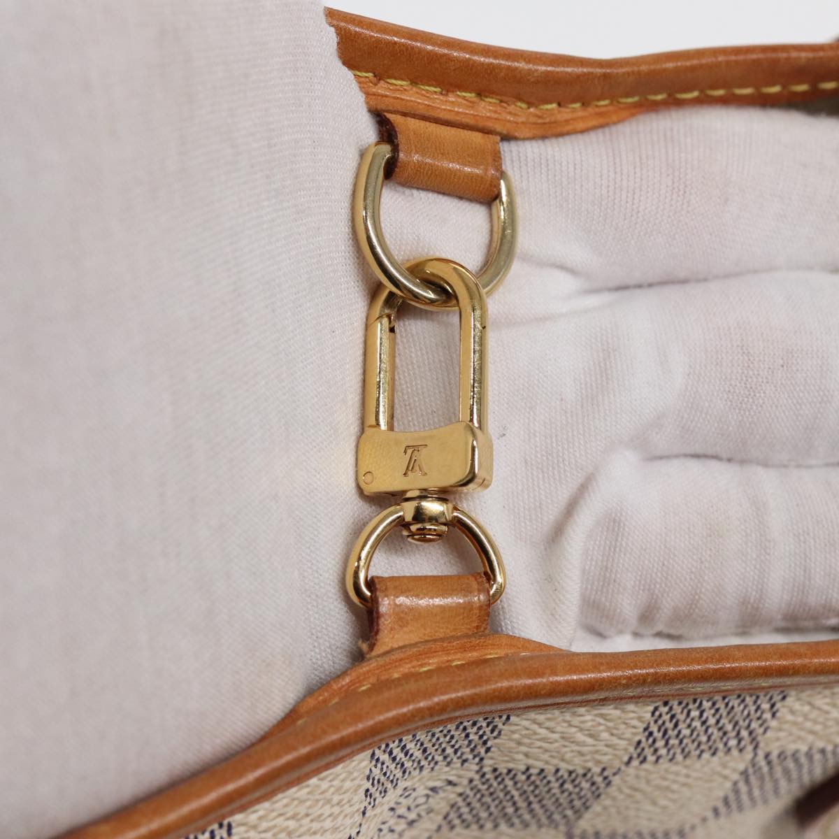Louis Vuitton Neverfull Pm White Canvas Tote Bag