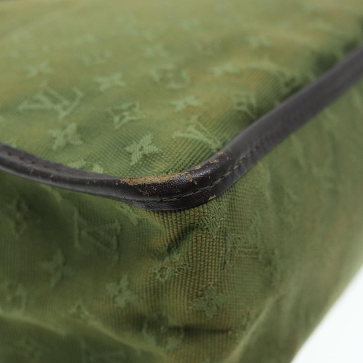 Louis Vuitton Suck Polosion Khaki Canvas Handbag