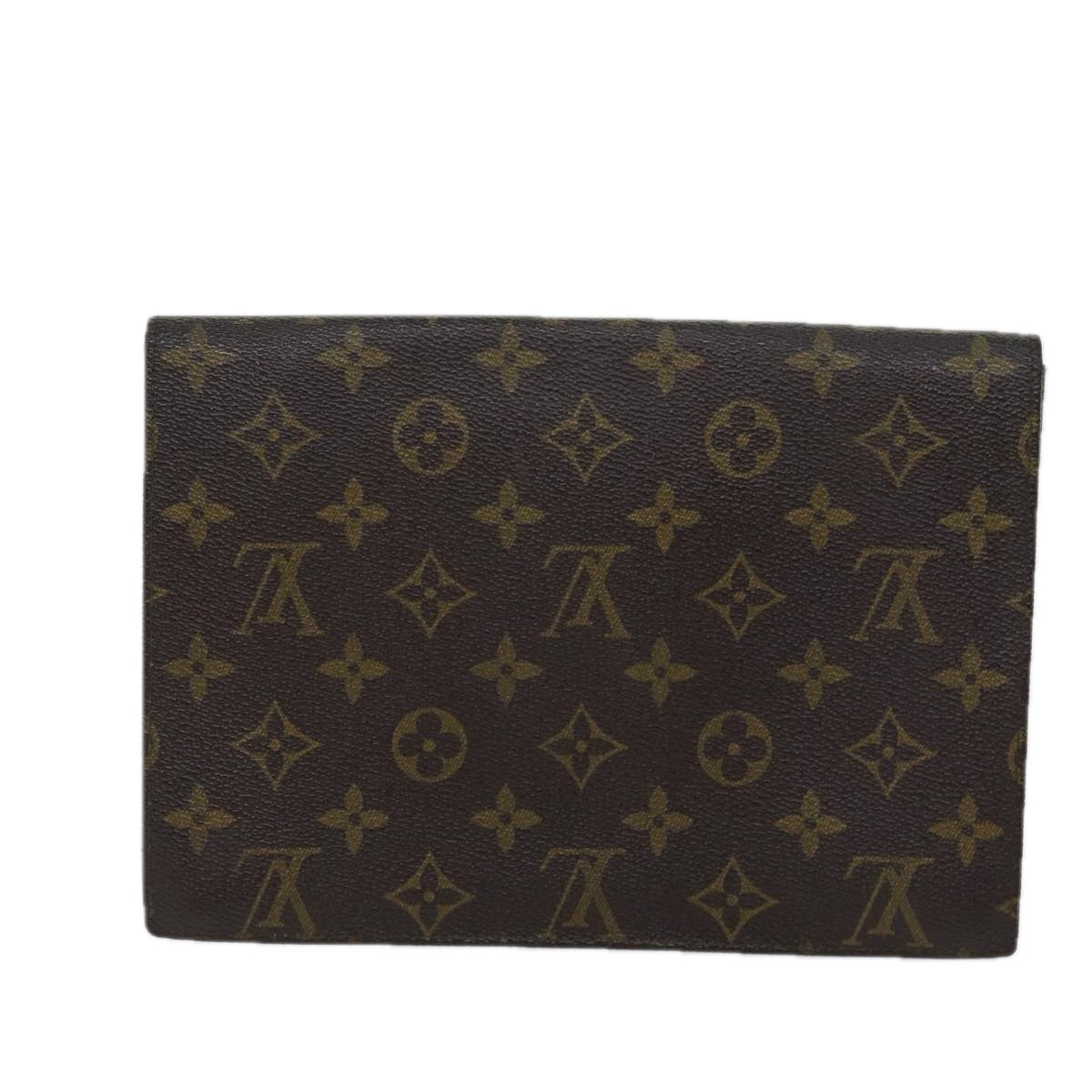 Louis Vuitton Pochette Rabat Brown Canvas Clutch Bag