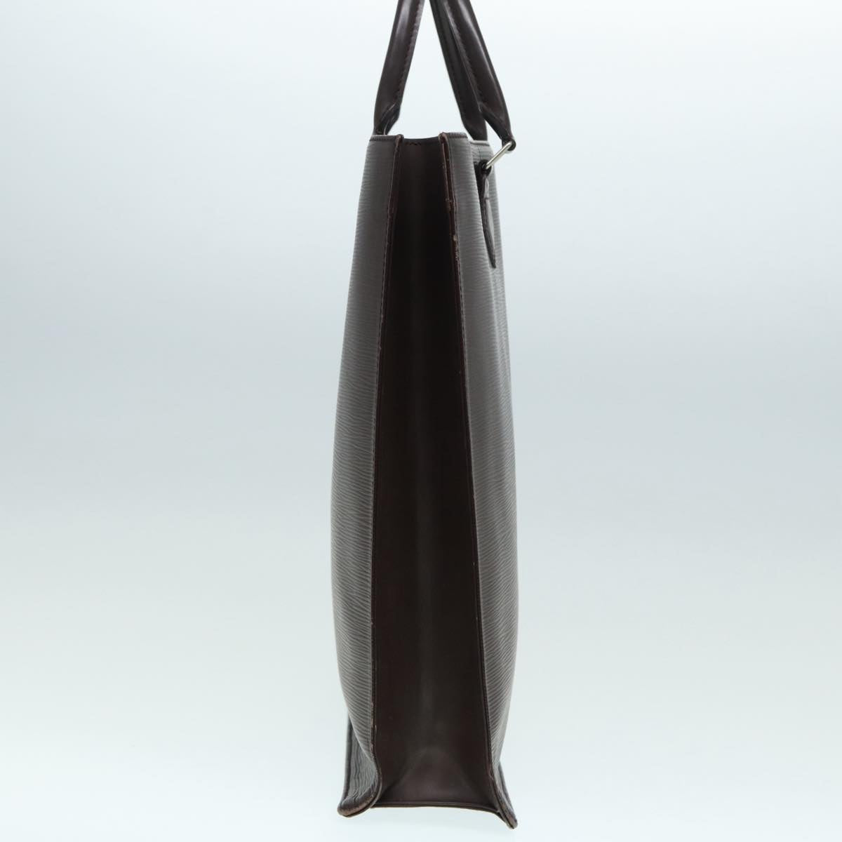 Louis Vuitton Sac Plat Brown Leather Handbag