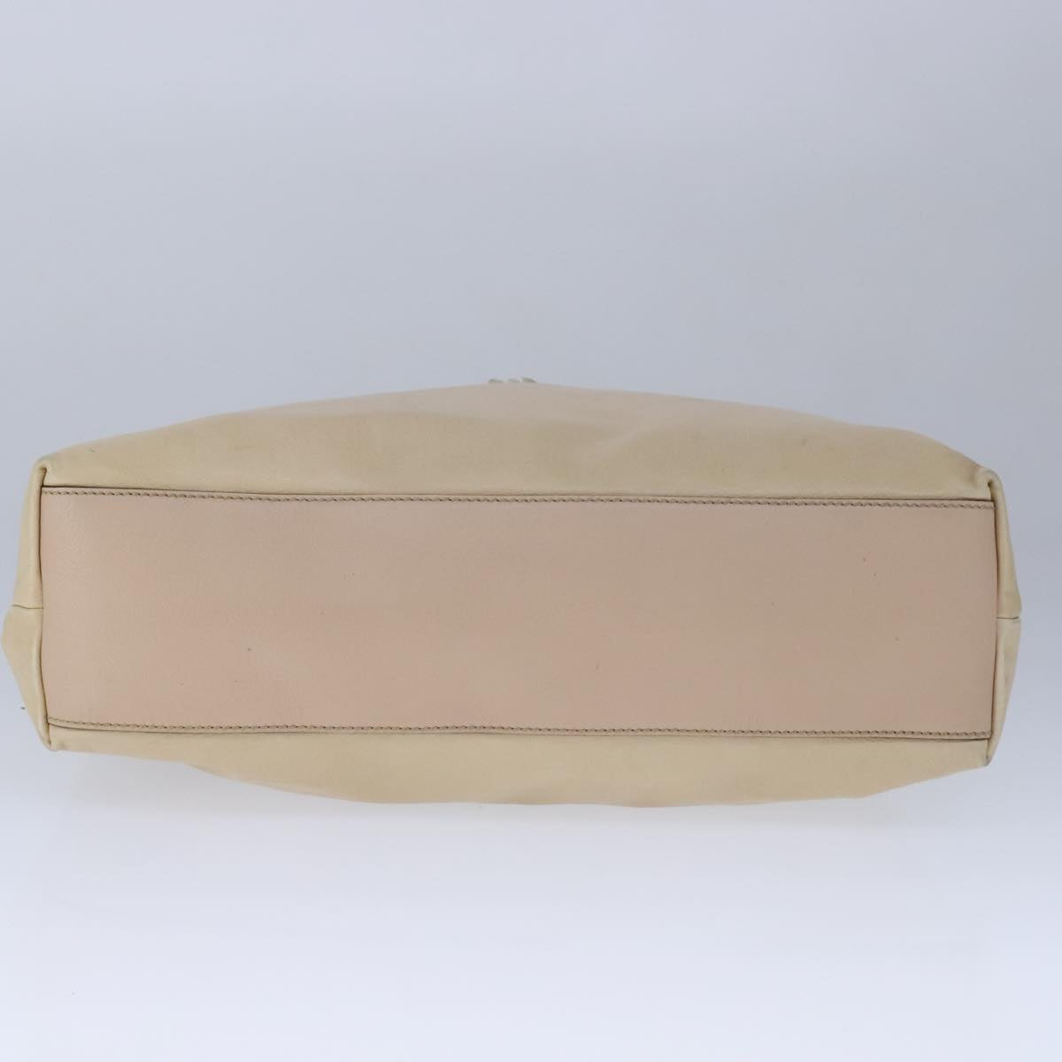 Gucci Hobo Beige Leather Shoulder Bag