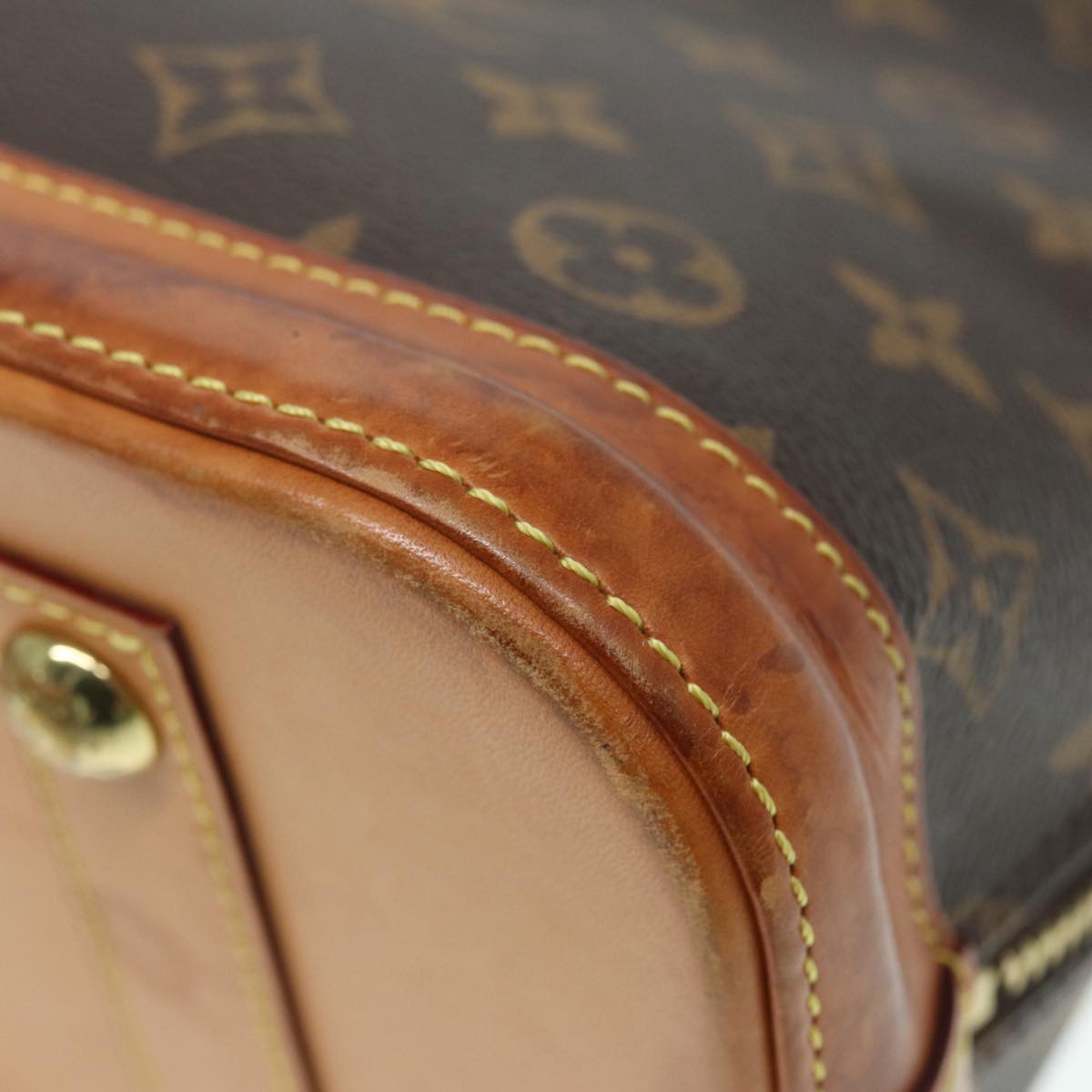 Louis Vuitton Alma Other Canvas Handbag