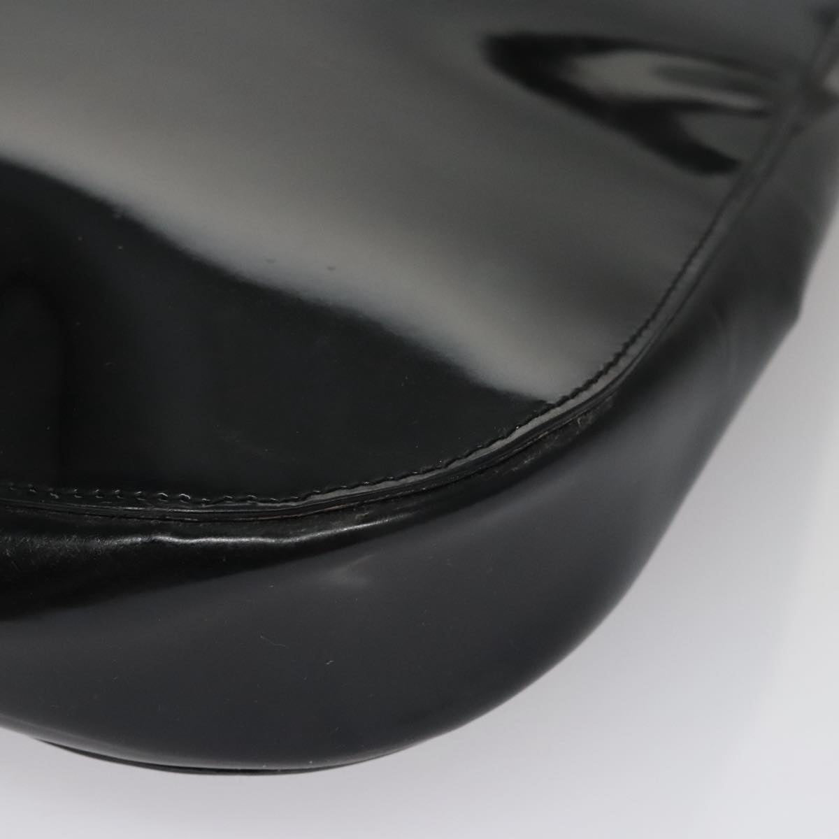 Gucci Black Patent Leather Shoulder Bag