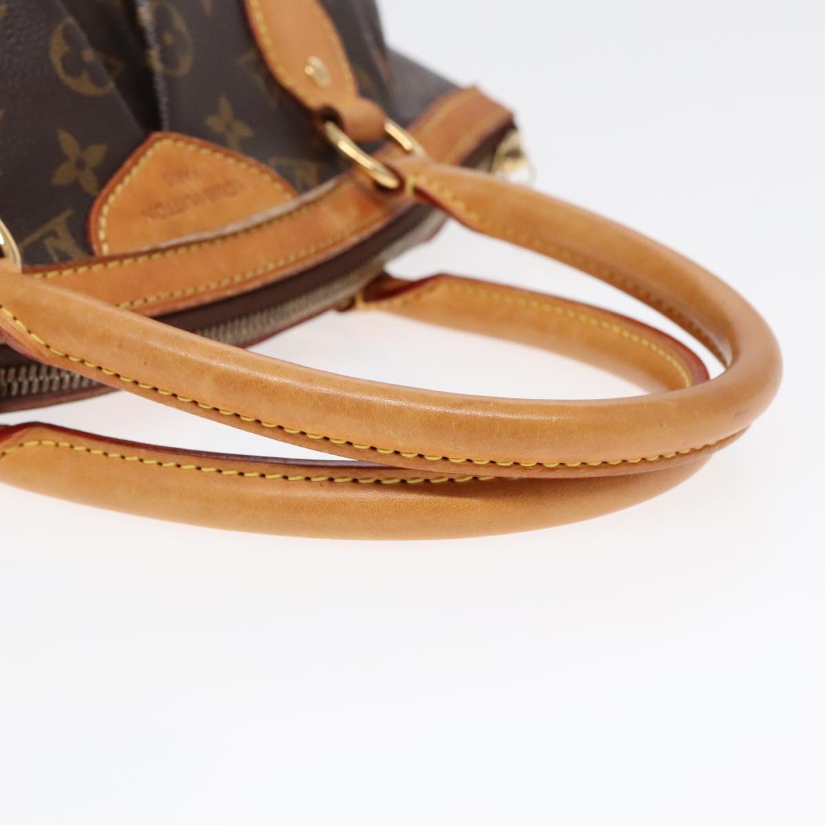 Louis Vuitton Tivoli Brown Canvas Handbag