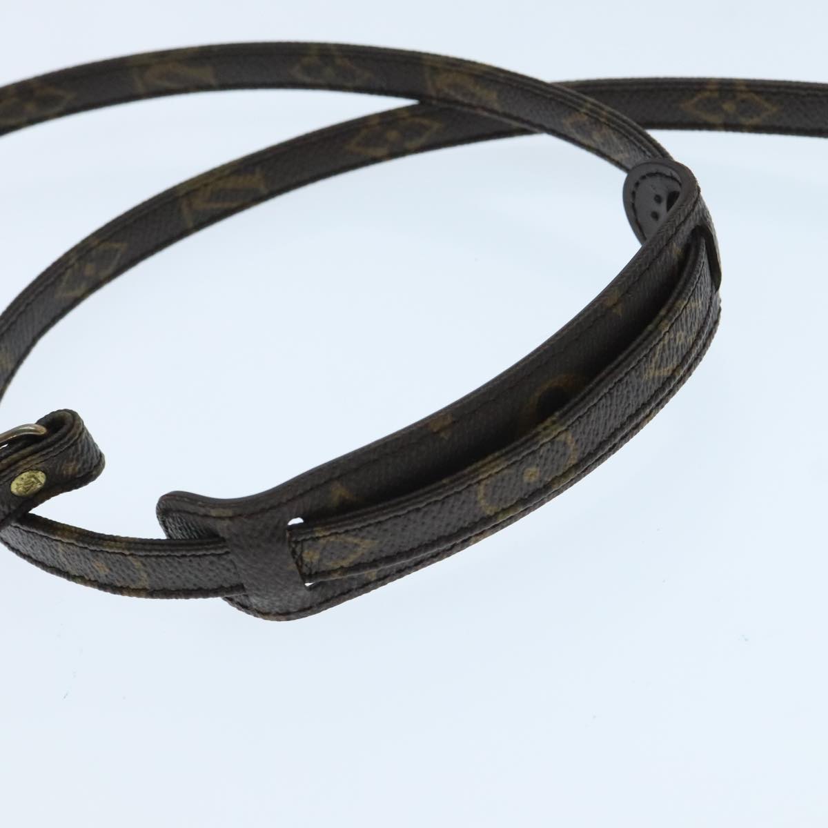 Louis Vuitton Shoulder Strap Brown Canvas Bag Jewelry