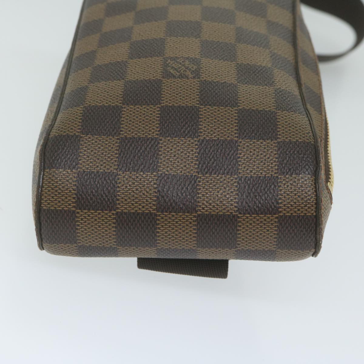 Louis Vuitton Geronimos Brown Canvas Shoulder Bag