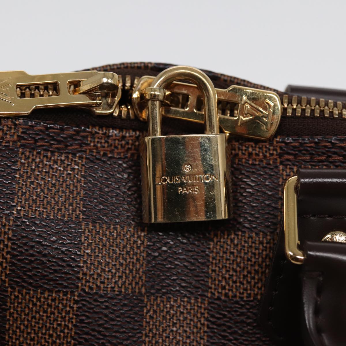 Louis Vuitton Alma Brown Canvas Handbag