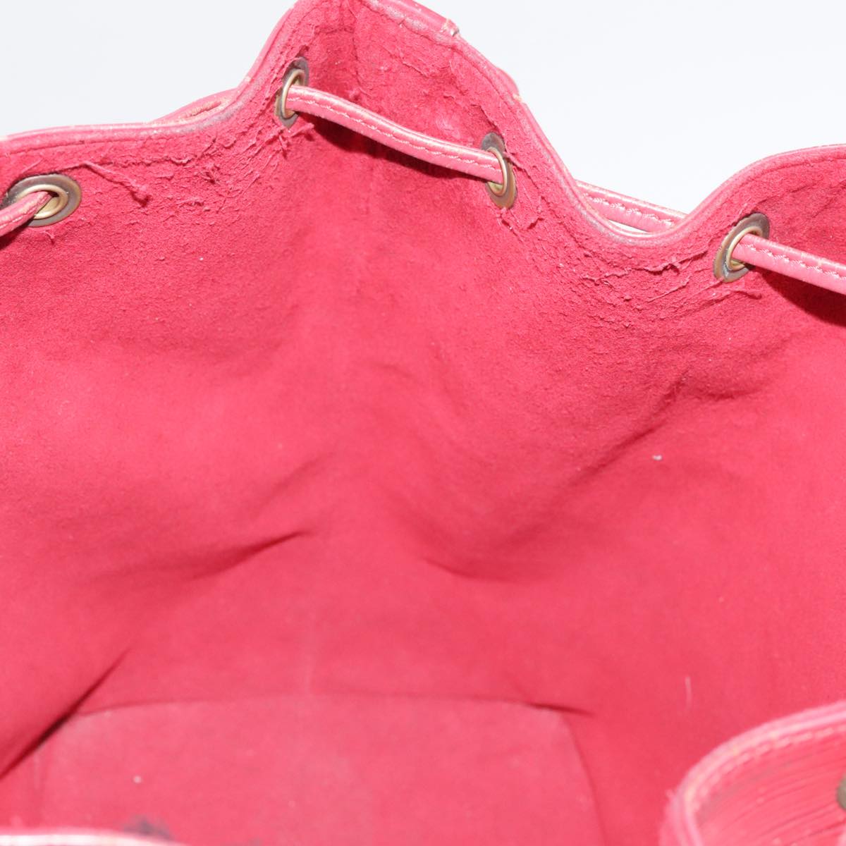 Louis Vuitton Petit Noé Red Leather Shoulder Bag