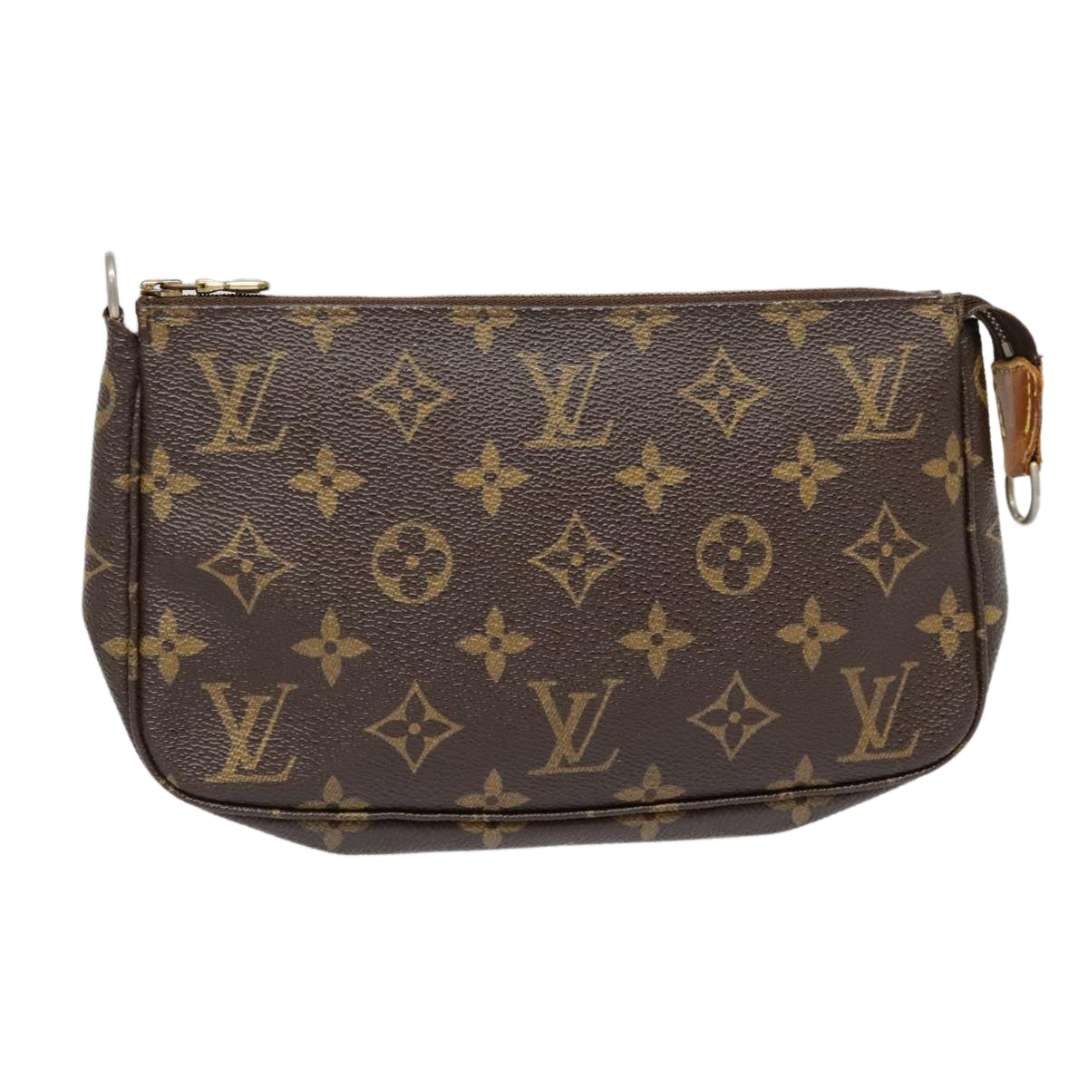 Louis Vuitton Pochette Accessoire Brown Canvas Clutch Bag
