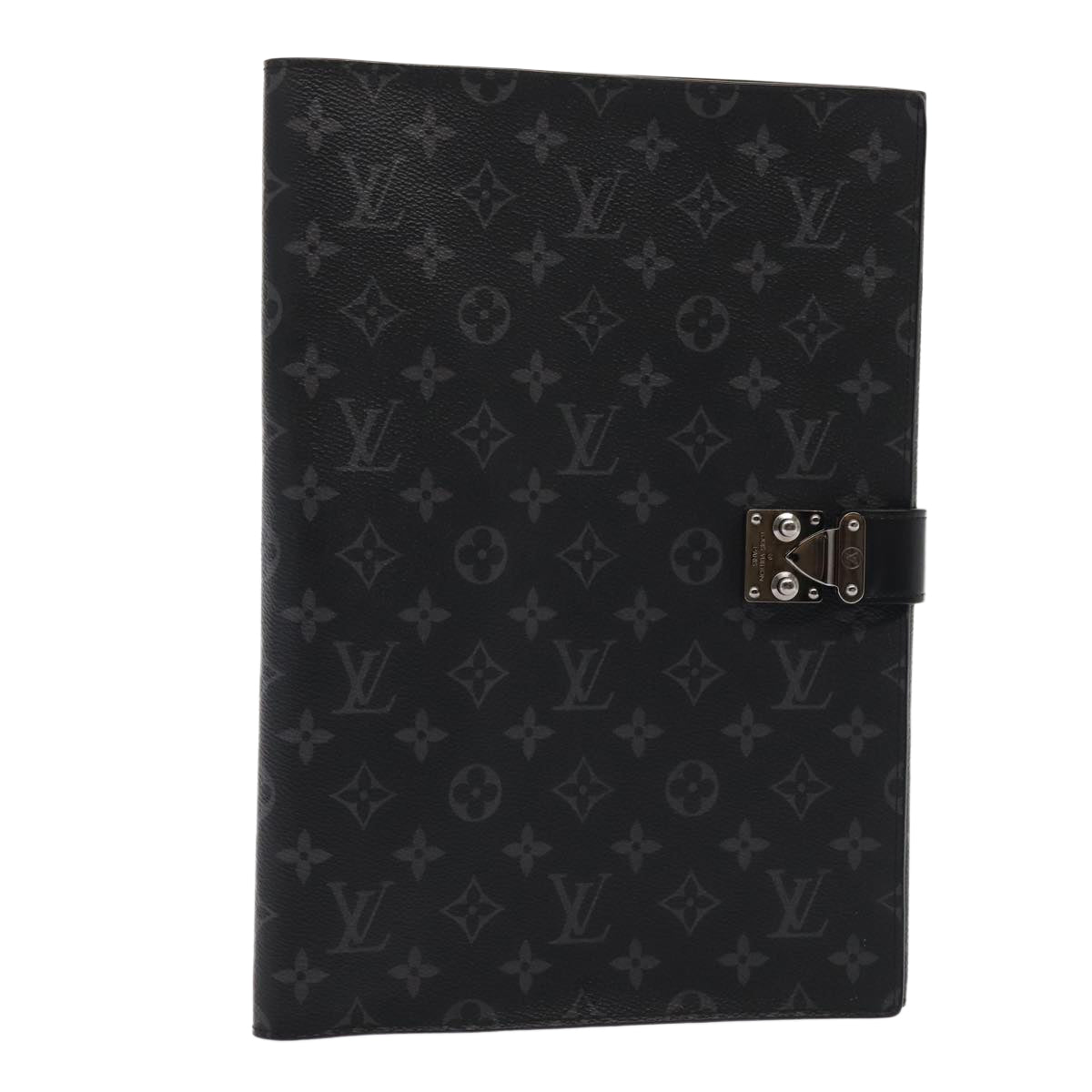 Louis Vuitton Porte Documents Grey Canvas Briefcase Bag