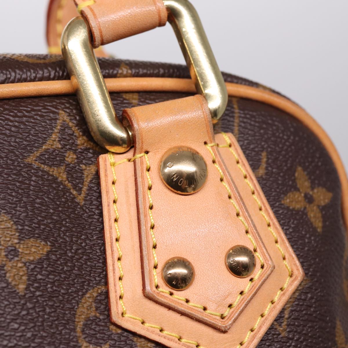 Louis Vuitton Manhattan Brown Canvas Handbag
