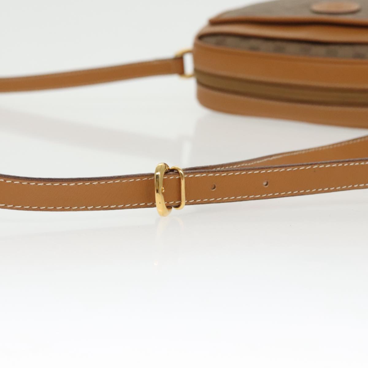 Gucci Micro Small Gg Canvas Brown Canvas Shoulder Bag