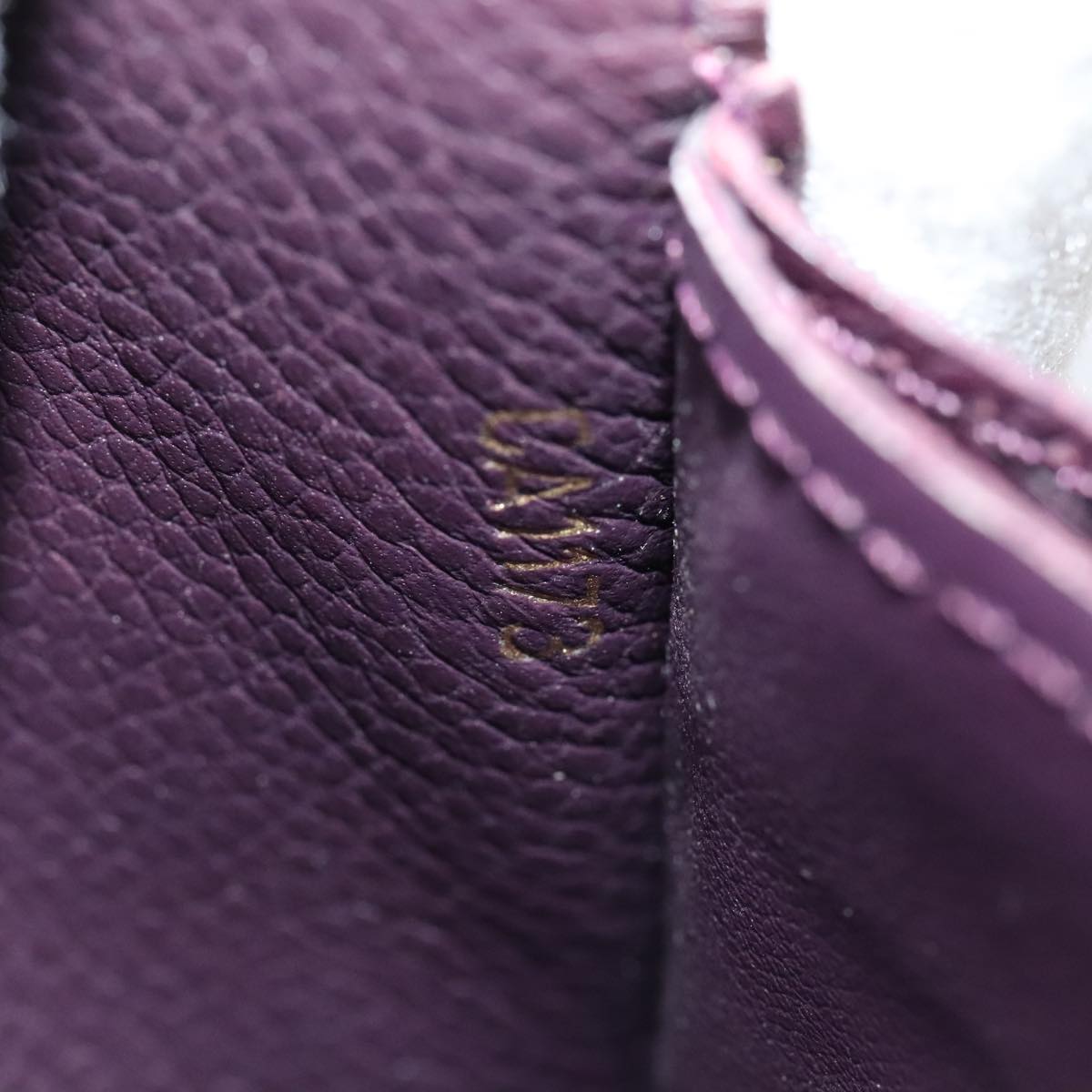 Louis Vuitton Sarah Purple Leather Wallet