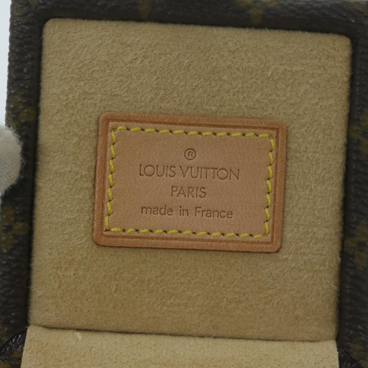 Louis Vuitton Jewelry Case Brown Canvas Jewelleryset Jewelry