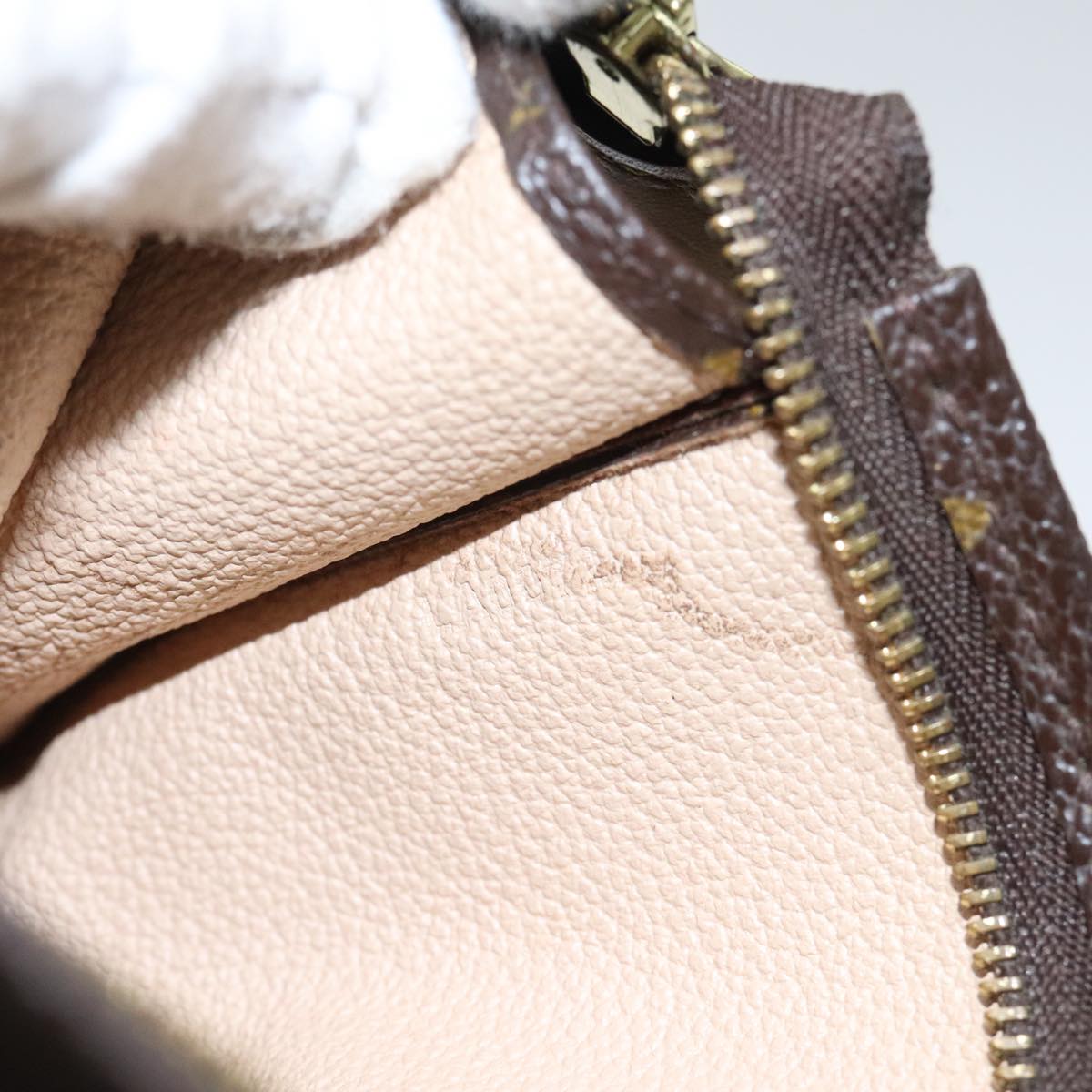 Louis Vuitton Poche Toilette 15 Brown Canvas Clutch Bag