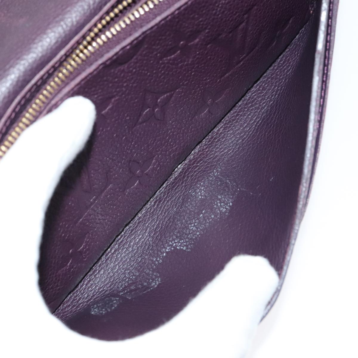Louis Vuitton Sarah Purple Leather Wallet