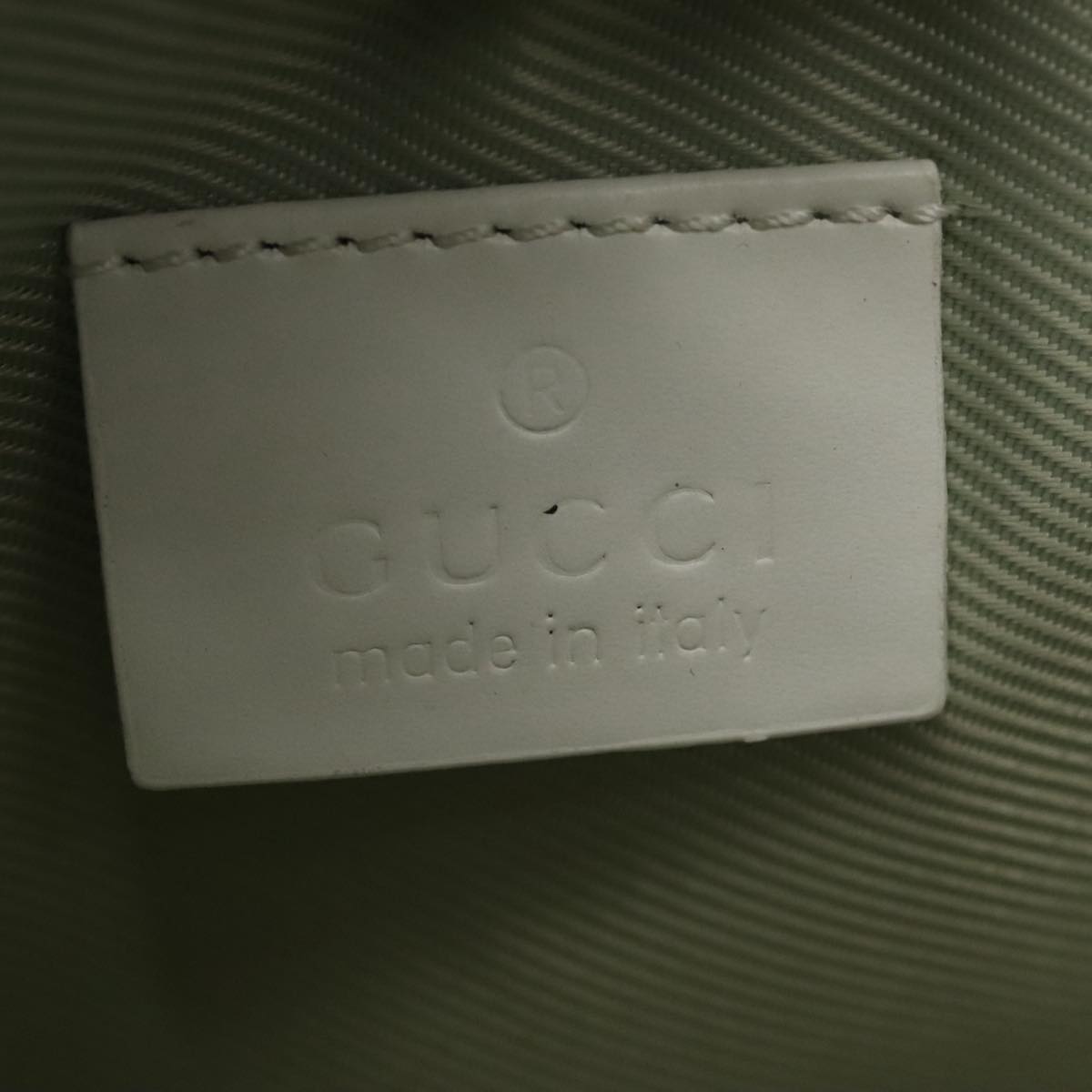 Gucci Blue Canvas Handbag