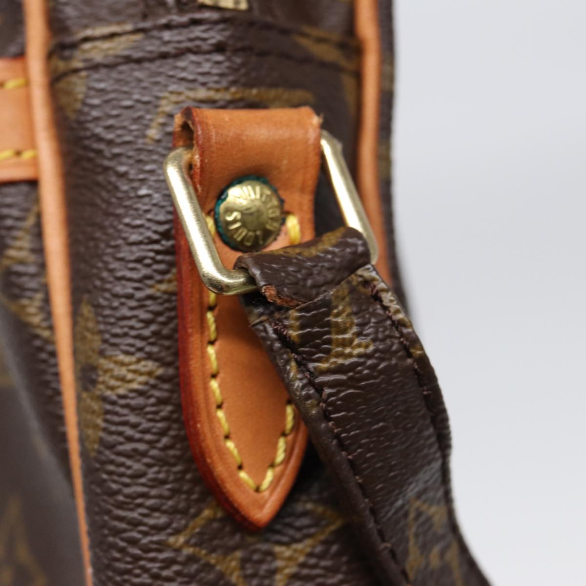 Louis Vuitton Danube Brown Canvas Shoulder Bag