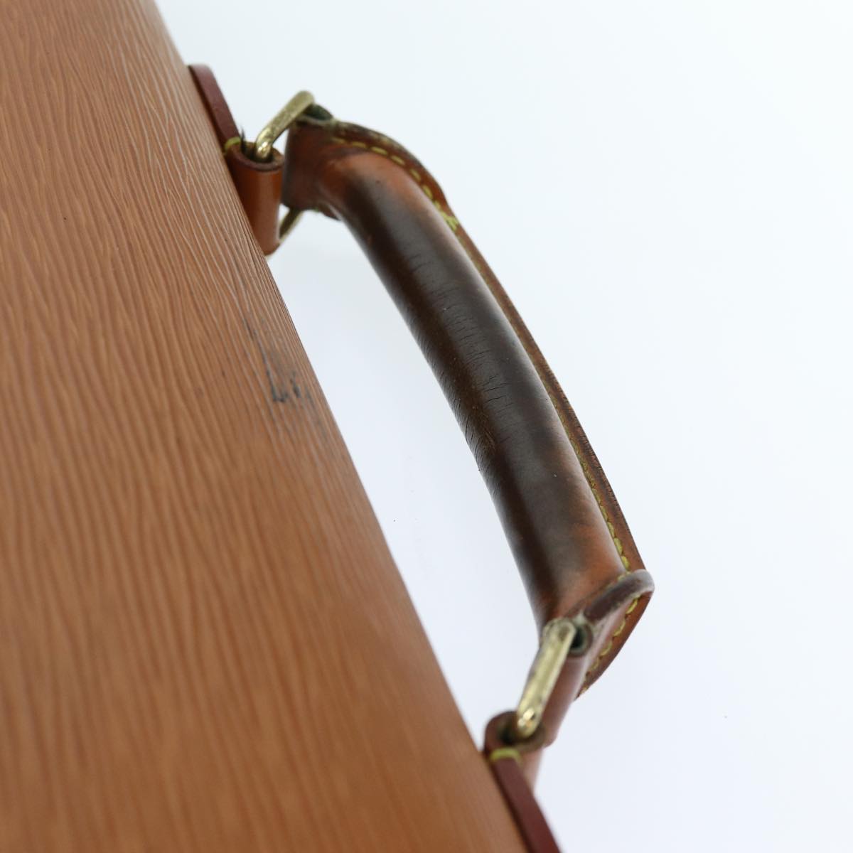 Louis Vuitton Serviette Brown Leather Briefcase Bag