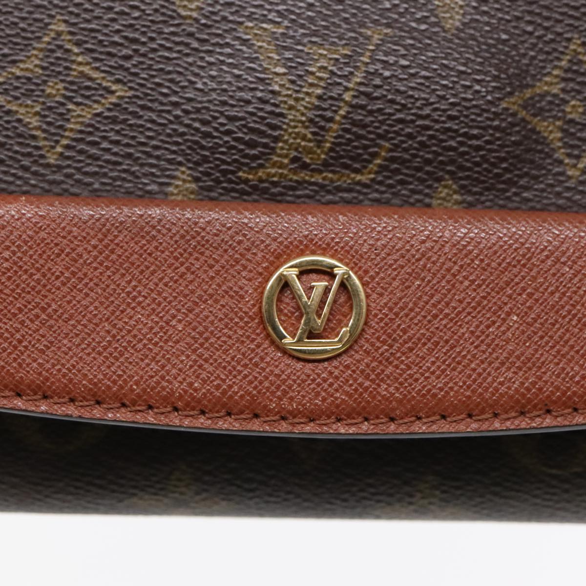 Louis Vuitton Bordeaux Brown Canvas Shoulder Bag